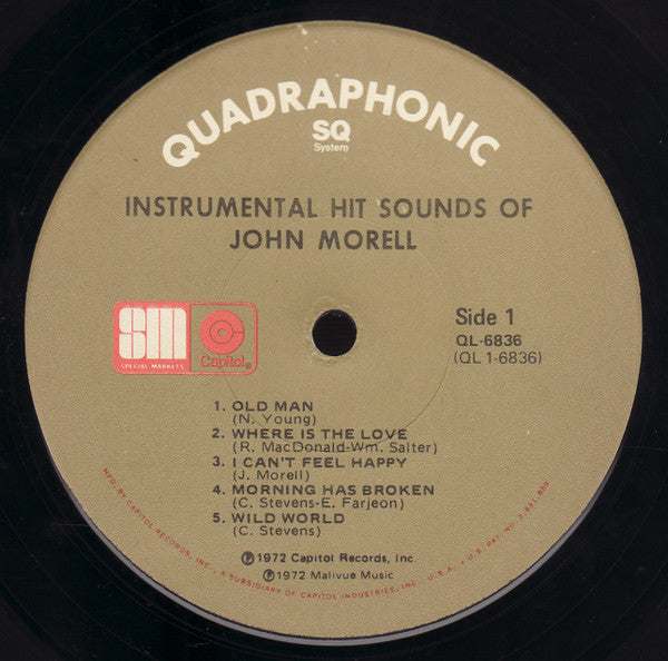 John Morell : Instrumental Hit Sounds Of John Morell (LP, Album, Quad, Ltd, Los)