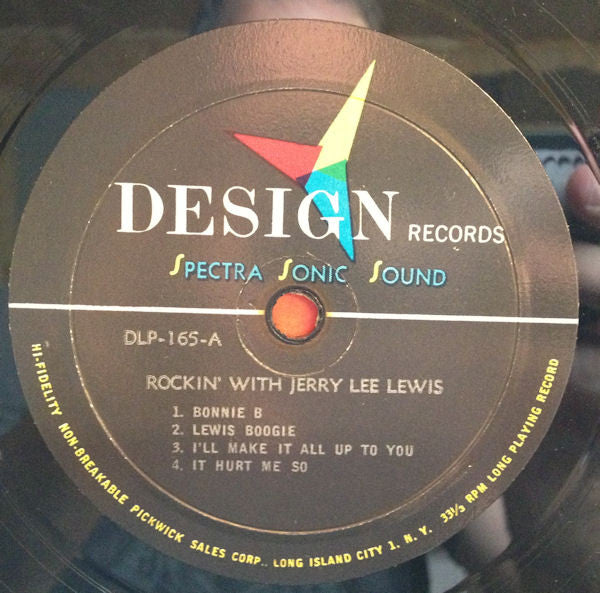 Jerry Lee Lewis Featuring Frank Motley And Curley Bridges : Rockin' With Jerry Lee Lewis (LP, Comp, Mono)