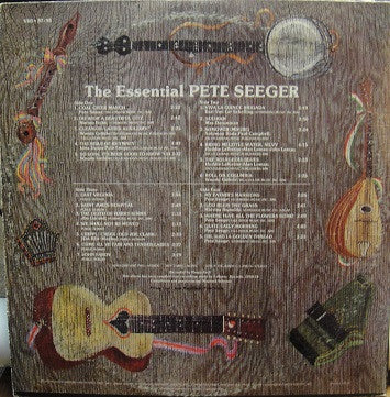Pete Seeger : The Essential Pete Seeger (2xLP, Comp)