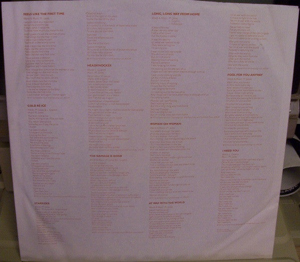 Foreigner : Foreigner (LP, Album, Club)
