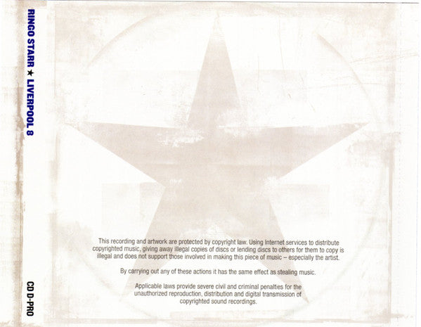 Ringo Starr : Liverpool 8 (CD, Single, Promo)