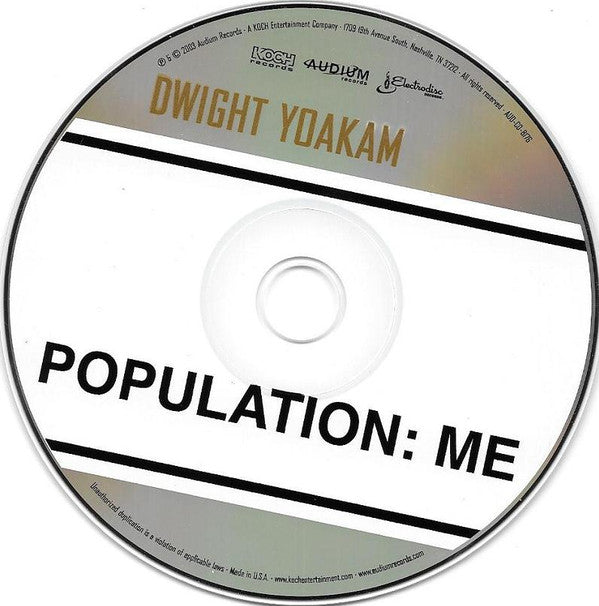 Dwight Yoakam : Population: Me (CD, Album)