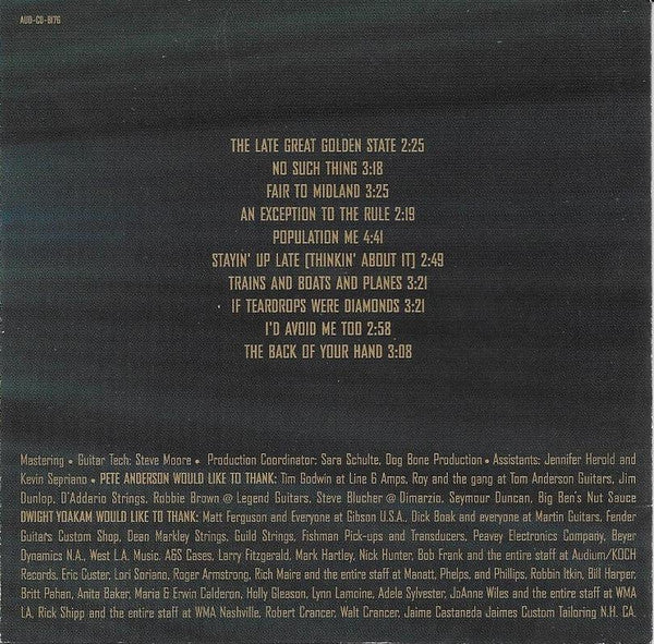 Dwight Yoakam : Population: Me (CD, Album)