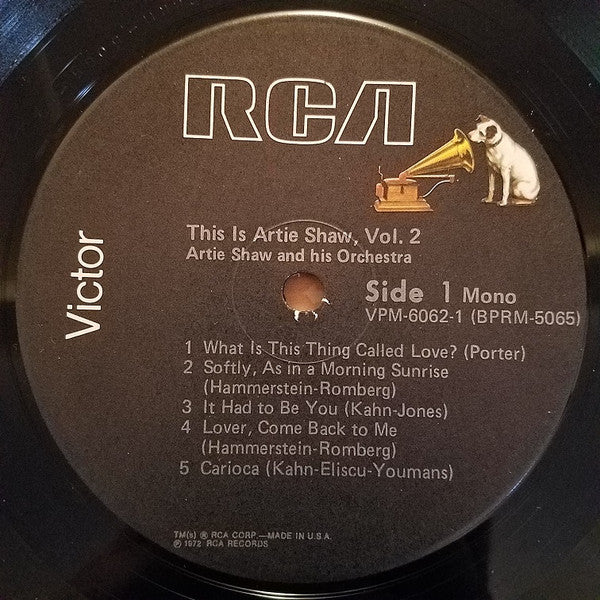 Artie Shaw And His Orchestra : This Is Artie Shaw Vol. 2 (2xLP, Comp, Mono, RE)