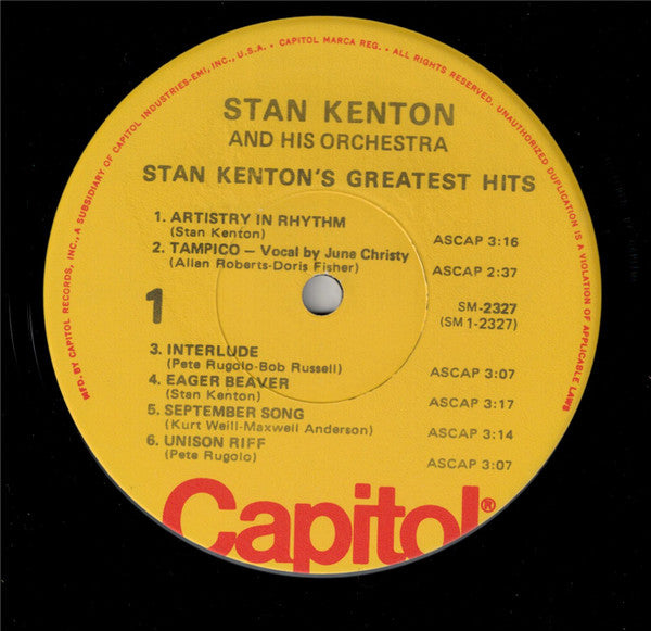 Stan Kenton : Stan Kenton's Greatest Hits (LP, Comp, RE)