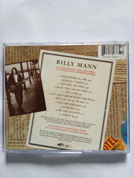 Billy Mann : Billy Mann (CD, Album)