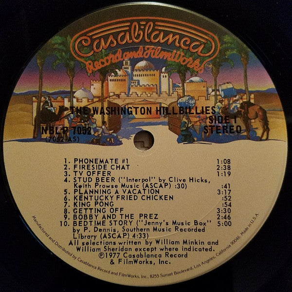 The Washington Hillbillies : The Washington Hillbillies (LP, Album, Ter)