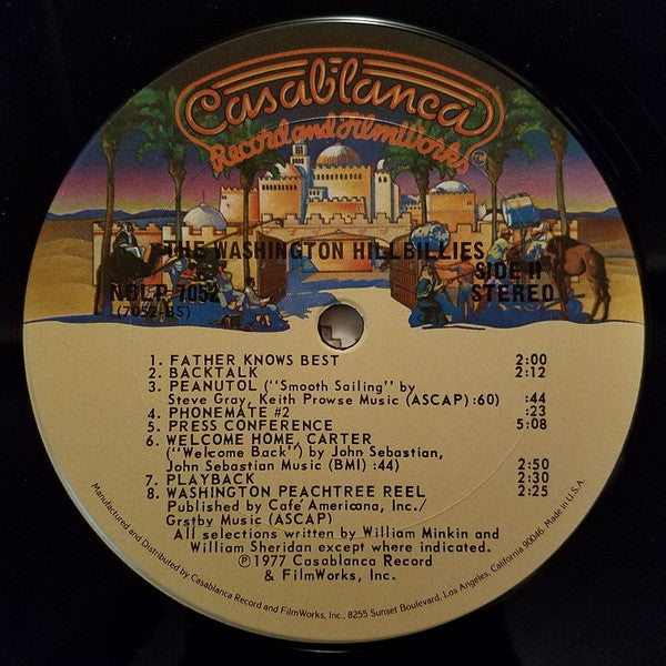 The Washington Hillbillies : The Washington Hillbillies (LP, Album, Ter)