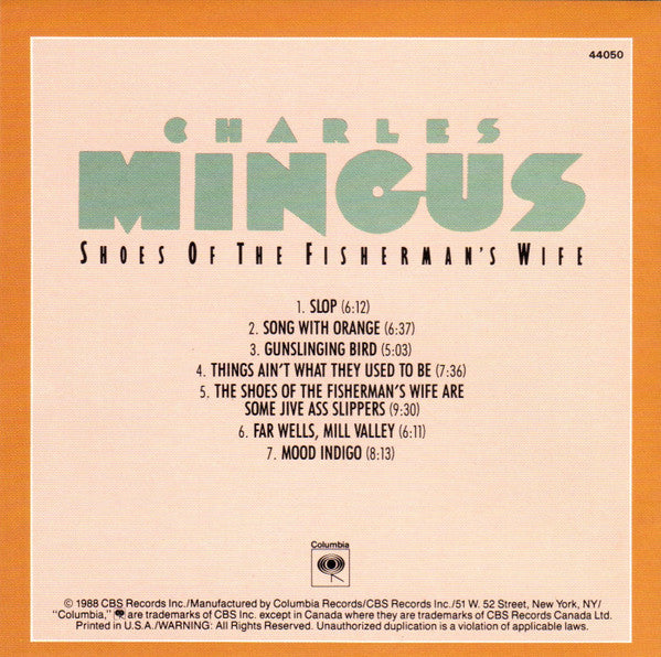 Charles Mingus : Shoes Of The Fisherman's Wife (CD, Comp, RM)