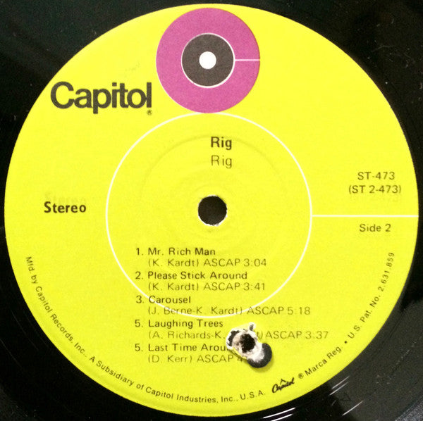 Rig (5) : Rig (LP, Album)