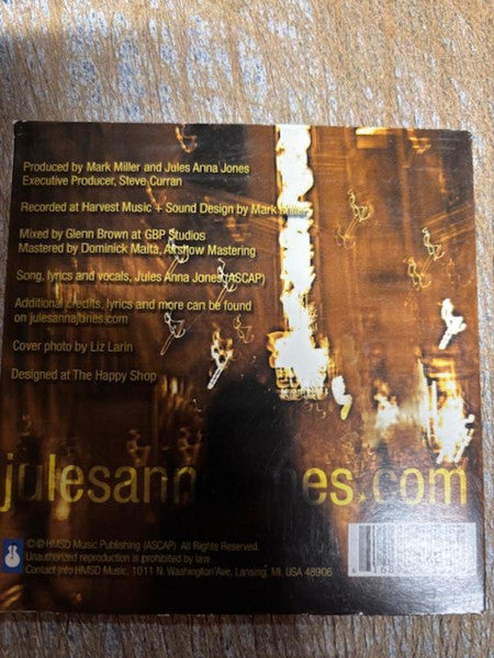 Jules Anna Jones : Speak To Me (My Michigan) (CD, Single)