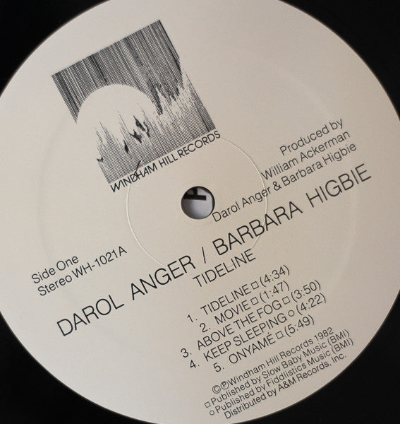 Darol Anger / Barbara Higbie : Tideline (LP, Album)