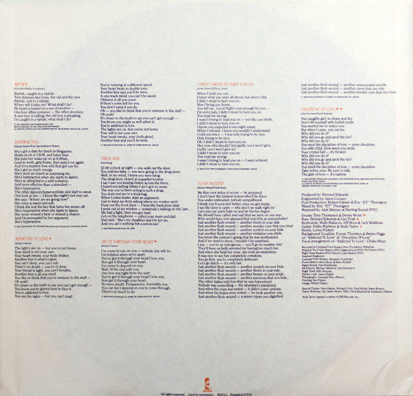Robert Palmer : Riptide (LP, Album, Club)