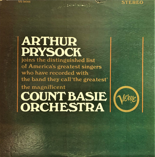 Arthur Prysock / Count Basie : Arthur Prysock / Count Basie (LP, Album, Gat)
