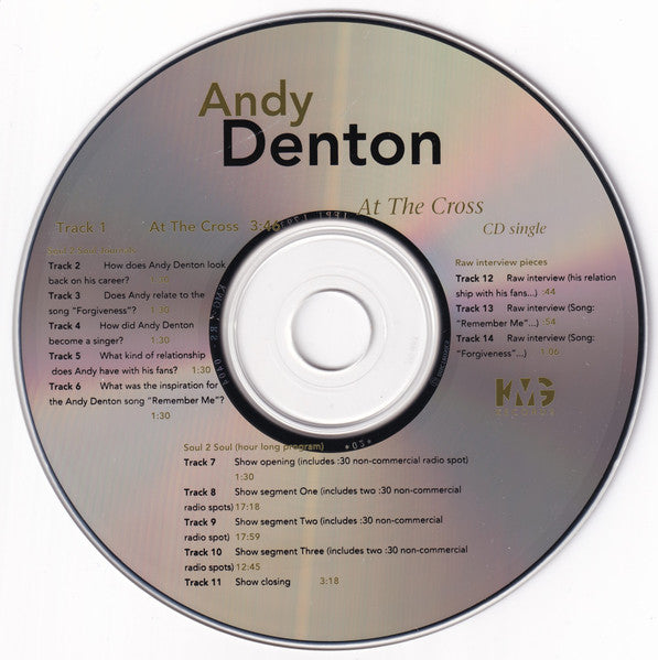 Andy Denton (2) : At The Cross (CD Single And Interview) (CD, Single, Promo)