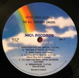 The Bill Shepherd Singers : Irish Sing-Along (LP)