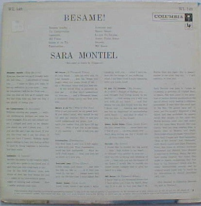 Sara Montiel : Besame! (Recorded In Spain) (LP)