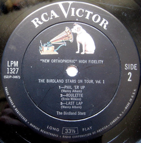 The Birdland Stars : The Birdland Stars On Tour Vol. 1 (LP, Album, Mono)