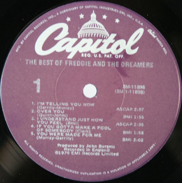 Freddie & The Dreamers : The Best Of (LP, Comp, Pur)