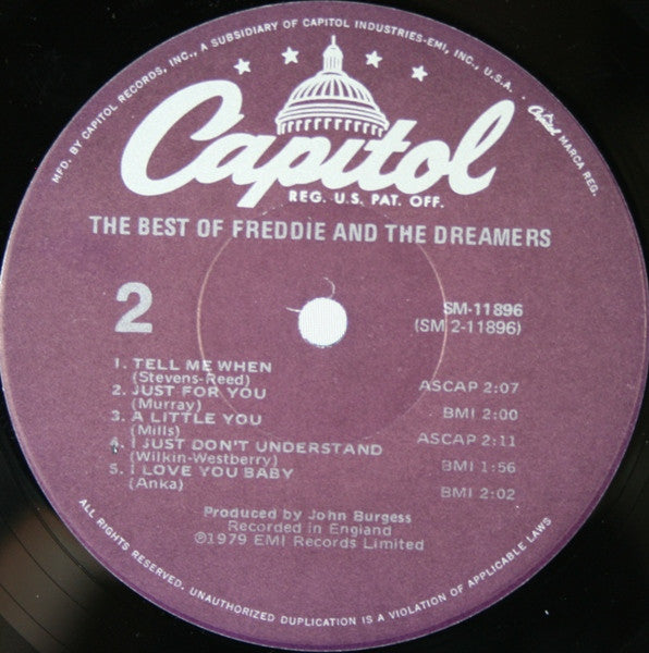Freddie & The Dreamers : The Best Of (LP, Comp, Pur)