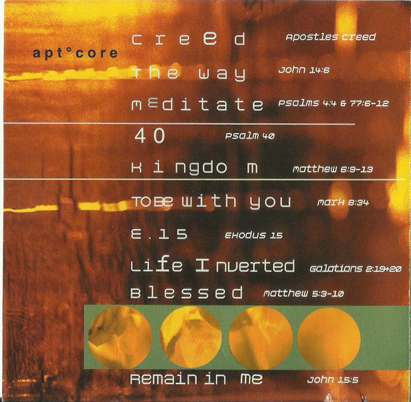 Apt°Core* : Rhythms Of Remembrance (CD, Album)