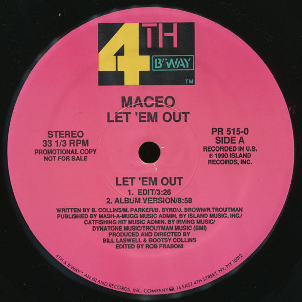 Maceo* : Let 'Em Out (12", Promo)