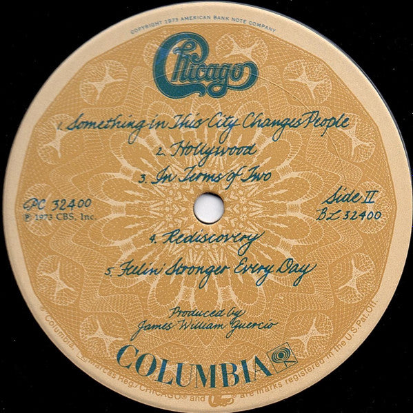 Chicago (2) : Chicago VI (LP, Album, RE, San)