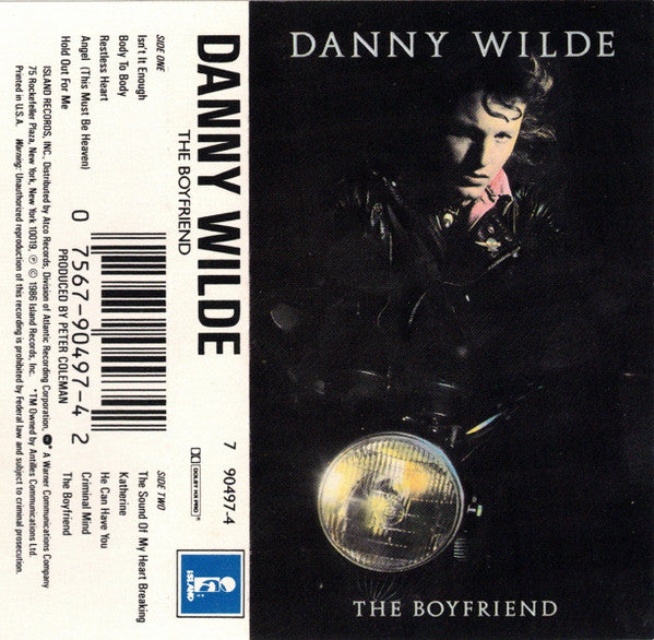 Danny Wilde : The Boyfriend (Cass, Album)