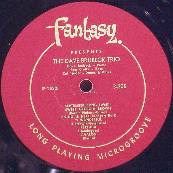 The Dave Brubeck Trio : Distinctive Rhythm Instrumentals (LP, Comp, Mono)