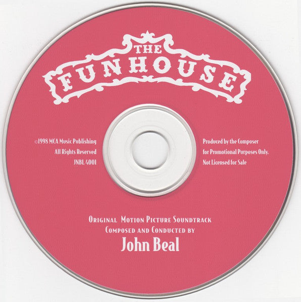 John Beal (3) : The Funhouse (Original Motion Picture Soundtrack) (CD, Album, Promo)