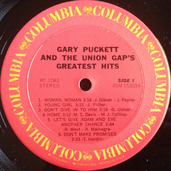 Gary Puckett & The Union Gap : Gary Puckett & The Union Gap's Greatest Hits (LP, Comp, RE, Car)