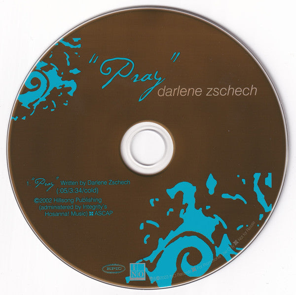 Darlene Zschech : Pray (CD, Single, Promo)