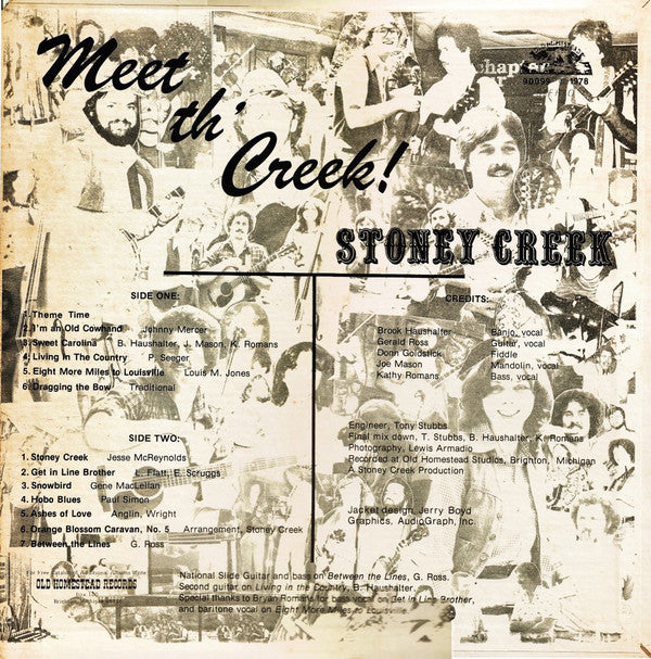 Stoney Creek (5) : Meet Th' Creek! (LP)
