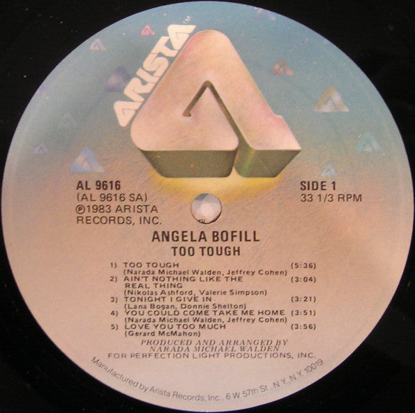 Angela Bofill : Too Tough (LP, Album)