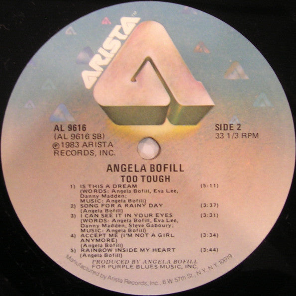 Angela Bofill : Too Tough (LP, Album)