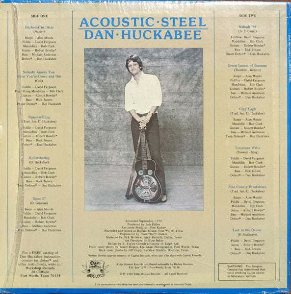 Dan Huckabee : Acoustic Steel (LP, Album)
