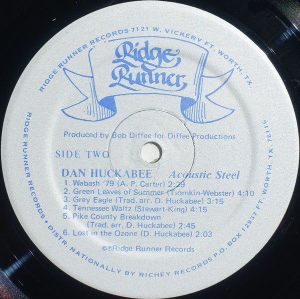 Dan Huckabee : Acoustic Steel (LP, Album)
