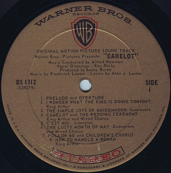 Lerner & Loewe : Camelot (Original Motion Picture Sound Track) (LP, Album)