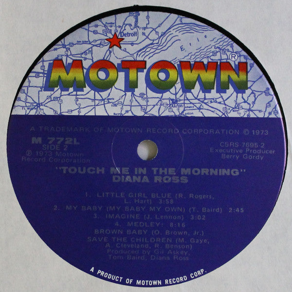 Diana Ross : Touch Me In The Morning (LP, Album, Hol)