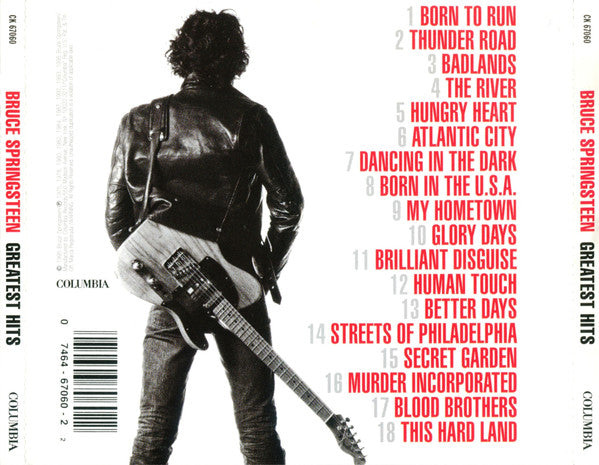 Bruce Springsteen : Greatest Hits (CD, Comp, RP, Son)
