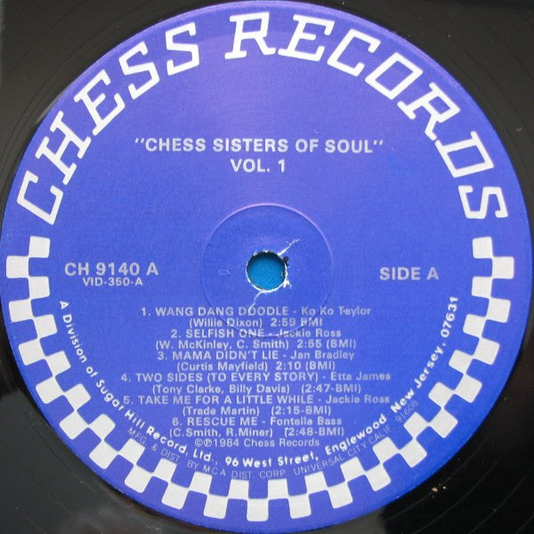 Various : Chess Sisters Of Soul - Volume 1 (LP, Comp)
