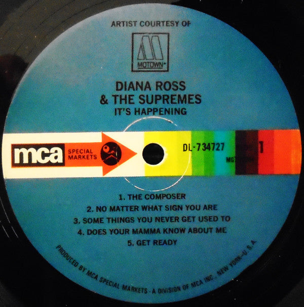 Diana Ross & The Supremes* / Neil Diamond : It's Happening! (LP, Comp)