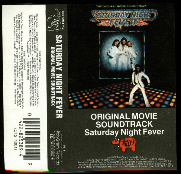 Various : Saturday Night Fever (The Original Movie Sound Track) (Cass, Album, Comp, RE)