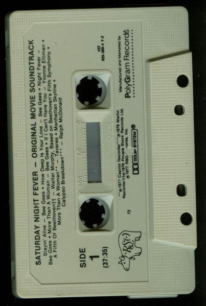 Various : Saturday Night Fever (The Original Movie Sound Track) (Cass, Album, Comp, RE)