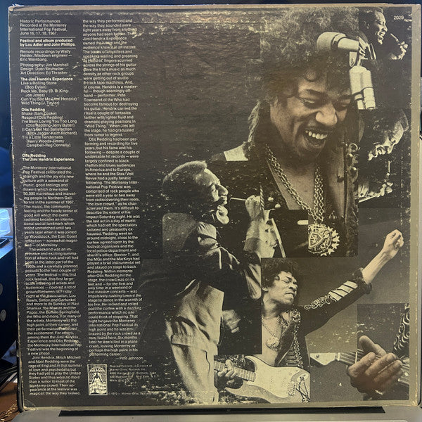 Otis Redding / The Jimi Hendrix Experience : Historic Performances Recorded At The Monterey International Pop Festival (LP, Album, Ter)