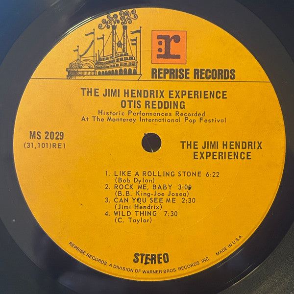 Otis Redding / The Jimi Hendrix Experience : Historic Performances Recorded At The Monterey International Pop Festival (LP, Album, Ter)
