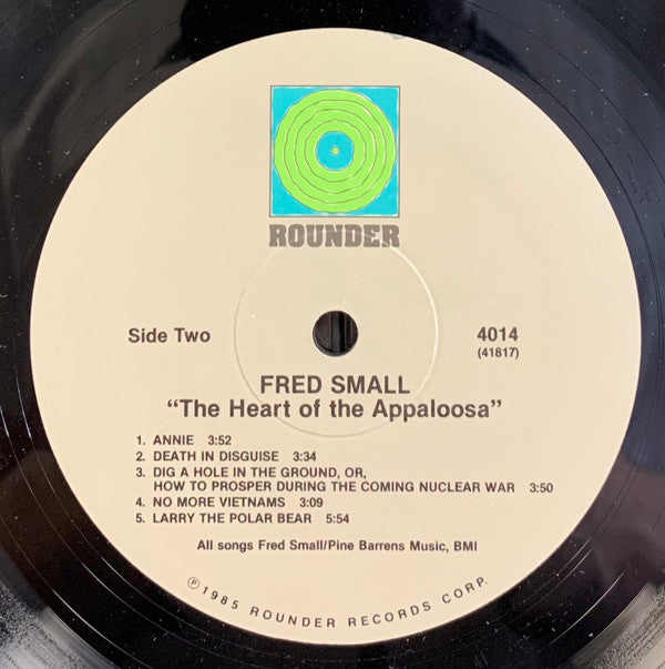 Fred Small : The Heart Of The Appaloosa (LP, Album)
