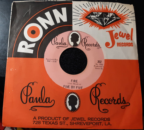 Five By Five : Fire / Hang Up (7")