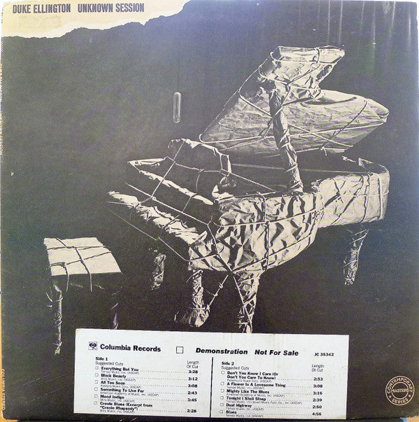 Duke Ellington : Unknown Session (LP, Album, Promo, Pit)
