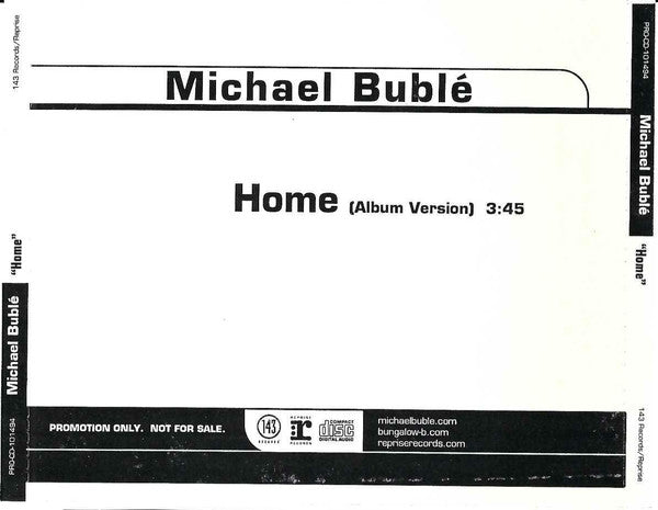 Michael Bublé : Home (CD, Promo)
